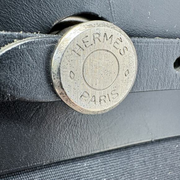 HERMÈS Vintage Toile Officier & Vache Herbag Backpack main image 10